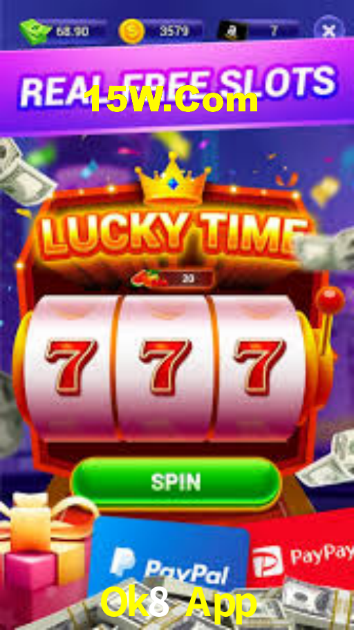 Ok8 App: Jogos de Caça-Níqueis-Altas Recompensas, Roleta-Velocidade, Blackjack-Desafios Máximos