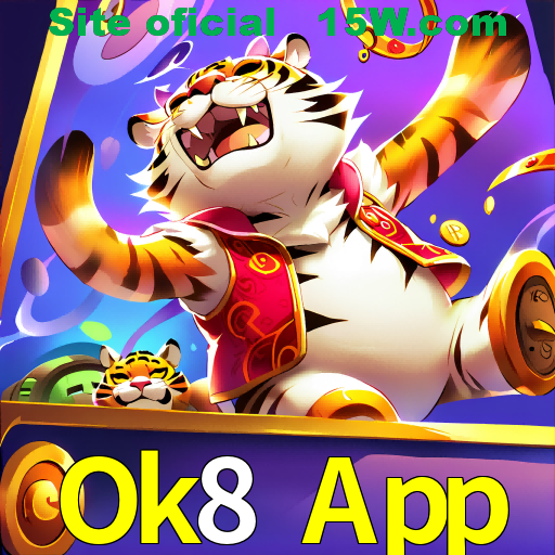Imagem promocional da Ok8 App mostrando a plataforma e suas vantagens